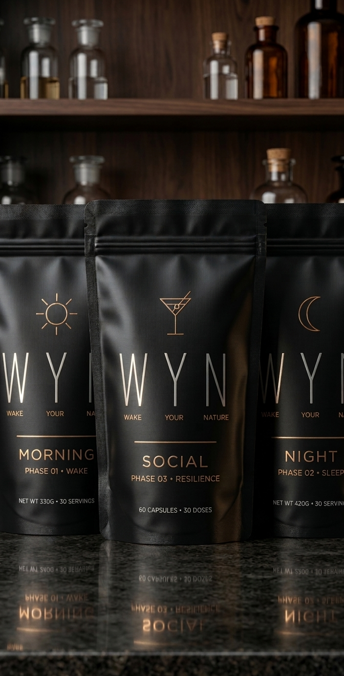 WYN Morning, Social and Night refill pouches
