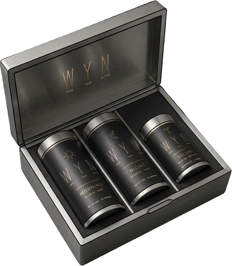 WYN System — Morning Night Social in magnetic presentation case